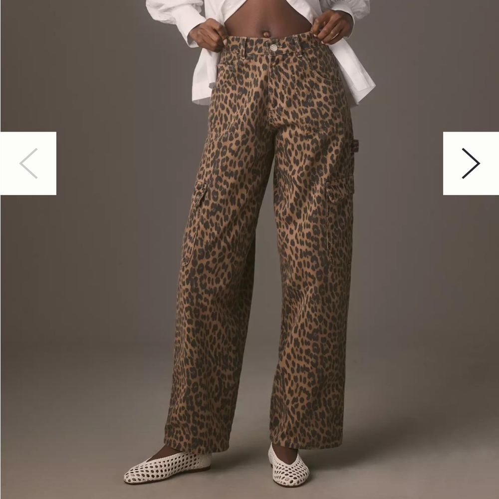 Damson Madder Dion Leopard Carpenter Cargo Pants